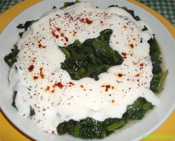 yogurtlu-meze-tarifleri-ispanak-salatasi
